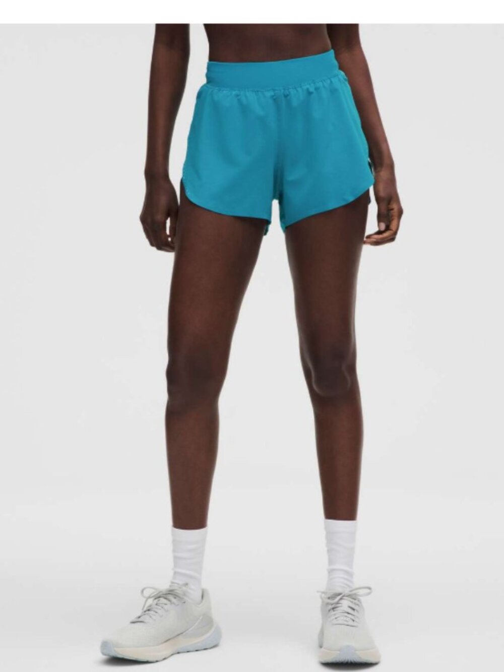 lululemon Fast and Free High-Rise Classic-Fit Split Short 3" size s NWT